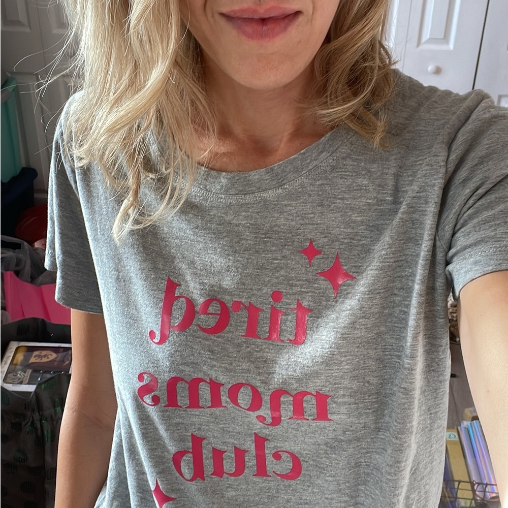 Customized Tired Moms Club Shirt